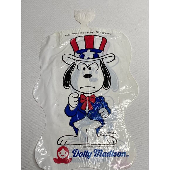 1971 Set 3 Dolly Madison Cupcakes Peanuts Snoopy Inflatables Balloons - Picture 5 of 10